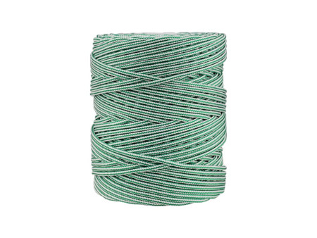 CUERDA POLIPROPILENO TRENZADO VERDE-BLANCO 5MM  