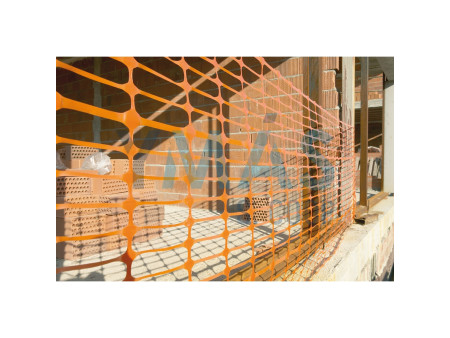 MALLA PLASTIFICADA SEÑALIZACION NARANJA 1 X 50M