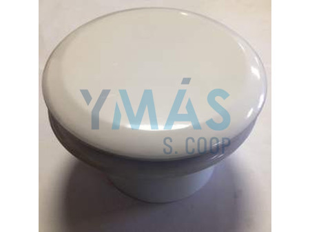 DEFLECTOR SALIDA DE HUMOS 3 DISCOS 100 MM BLANCO