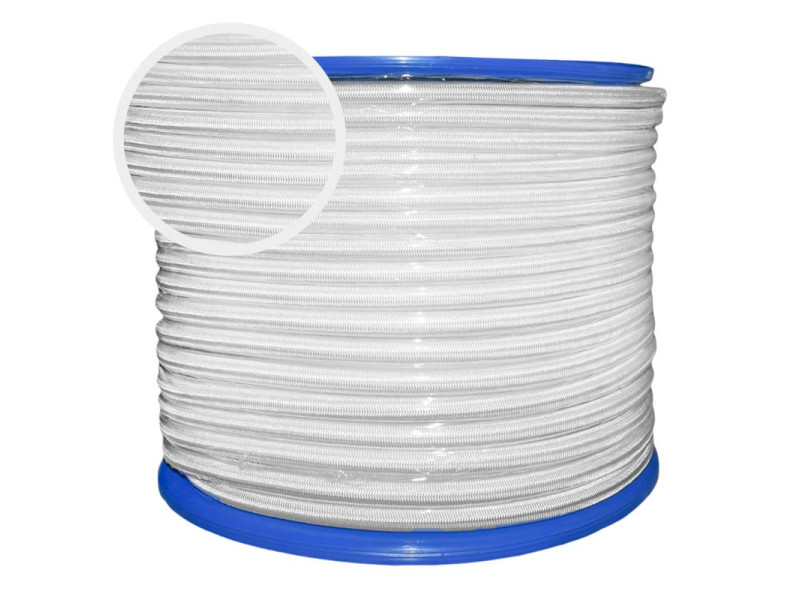 CUERDA ELASTICA 6MM BLANCA