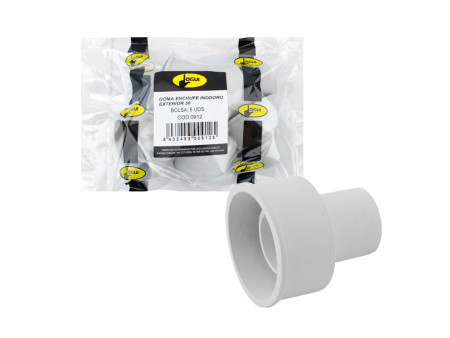 GOMA ENCHUFE EXTERIOR INODORO 54 X 29 X 63MM