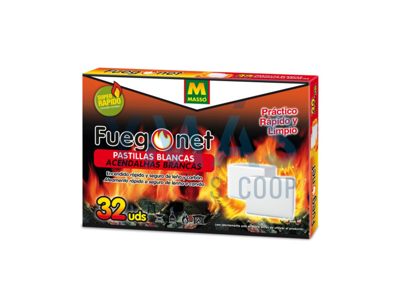 PASTILLA ENCENDIDO FUEGO NET 32 UNIDADES