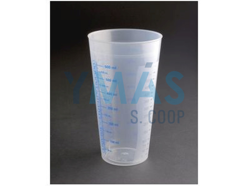 VASO GRADUADO PLASTICO 0.75 LT