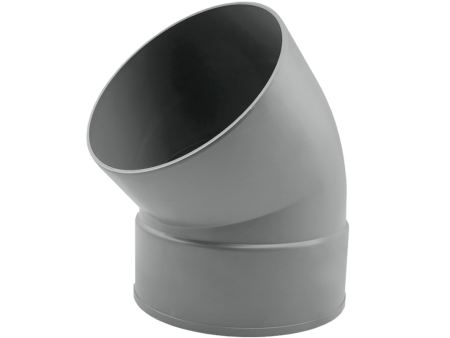 CODO 45º ENCOLAR M-H 200MM PVC EVACUACION