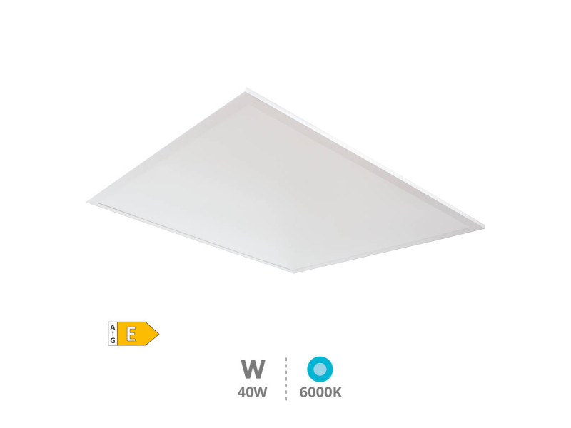 PANEL EMPOTRABLE LED UBARI 59.5 X 59.5 CM 40W 6000K BLANCO