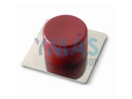 TOPE PUERTA ADHESIVO ACERO INOX MARRON 2 UNIDADES