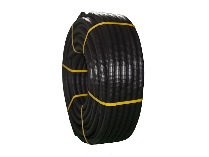 TUBO TRAQUEA FORRADO COARRUGADO 32MM NEGRO