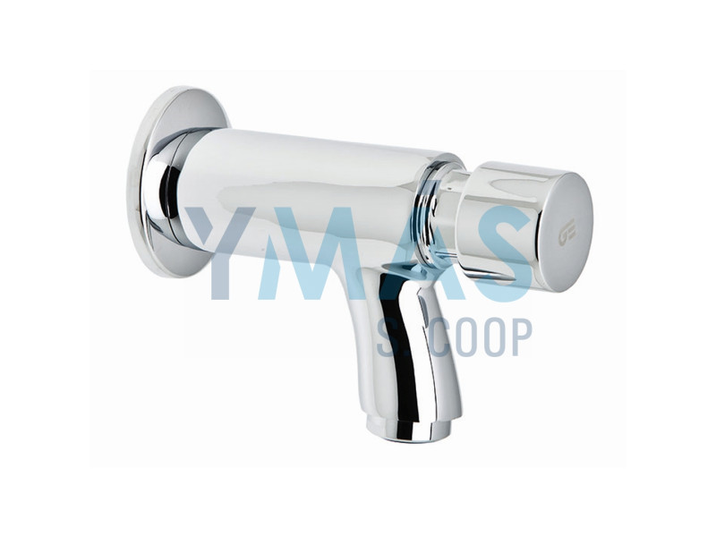 GRIFO LAVABO MURAL TEMPORIZADO CROMO 1/2"