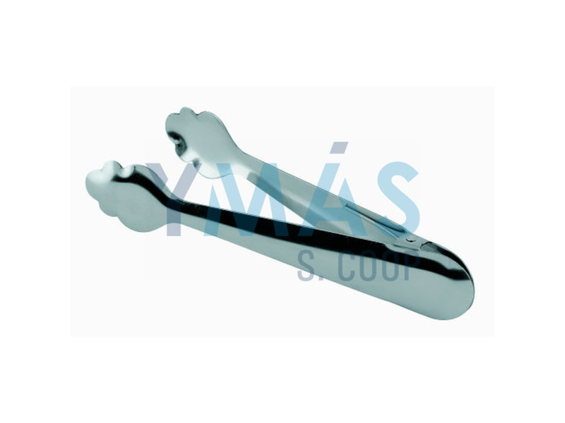 PINZA HIELO ACERO INOX CON MUELLE