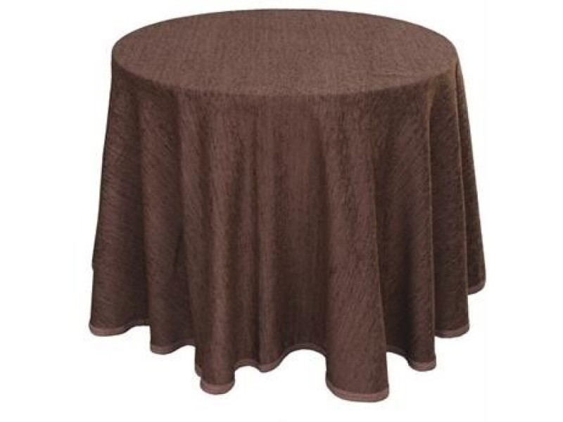 FALDA CAMILLA LUJO 100 CM MARRON