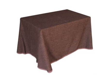 FALDA CAMILLA LUJO 120 X 70 CM MARRON