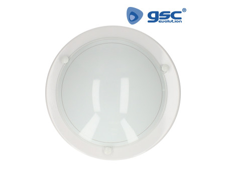 APLIQUE TECHO REDONDO BLANCO E27 20W (60W)