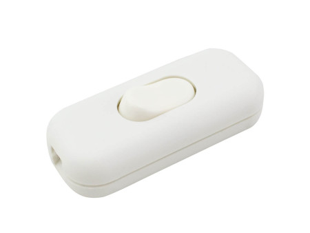 INTERRUPTOR DE PASO UNIPOLAR 6A 250V 50HZ BLANCO