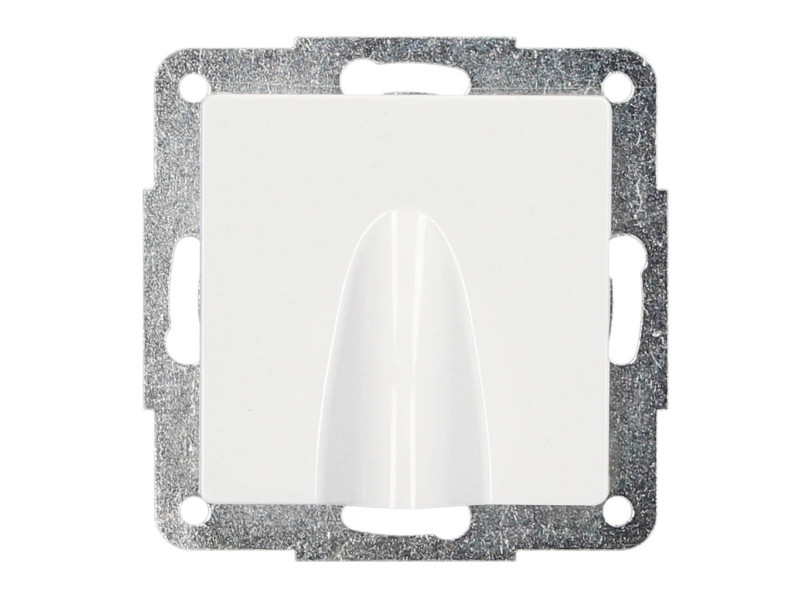 TAPA SALIDA CABLE PARA EMPOTRAR 56 X 56 MM