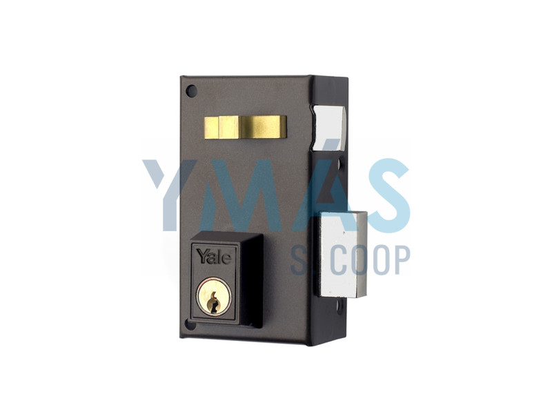 CERRADURA DE SOBREPONER 56-AP 60MM IZQUIERDA CON TIRADOR PINTADA