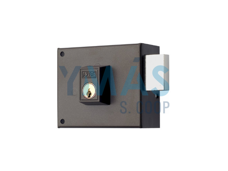 CERRADURA DE SOBREPONER 124-P-80 DERECHA PINTADA