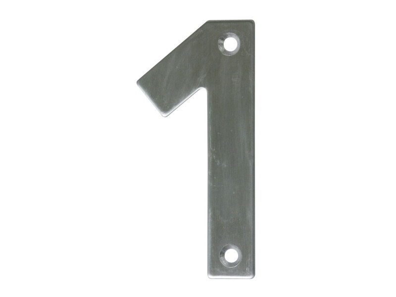 NUMERO ACERO INOXIDABLE 10 CM " 1 "