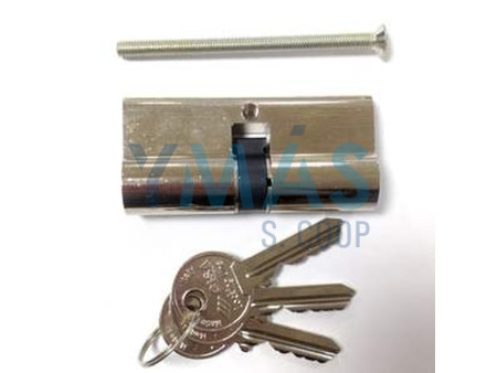 CILINDRO CISA 30 X 30 NIQUELADO LEVA CORTA       