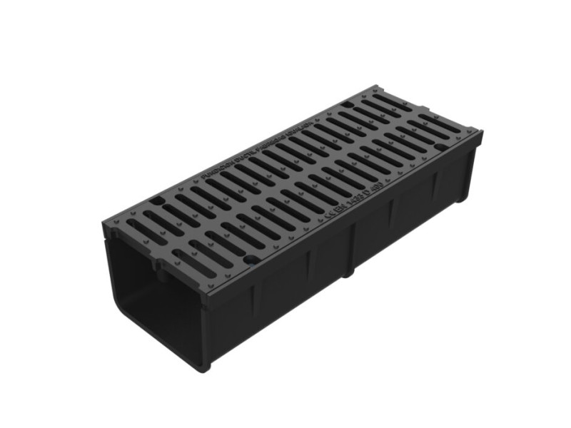 CANAL Y REJILLA FUNDICION 760 X 290 X 190 MM D400