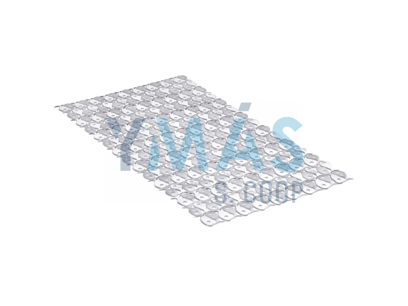 ALFOMBRA BAÑO ANTIDESLIZANTE 70 X 36 CM BLANCA