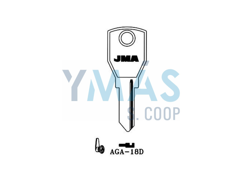 LLAVE AGA-18D