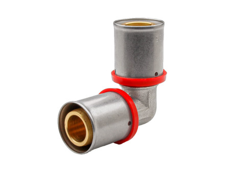 CODO 90º MULTICAPA PRESS TIPO U-ROJO 20 X 2.0