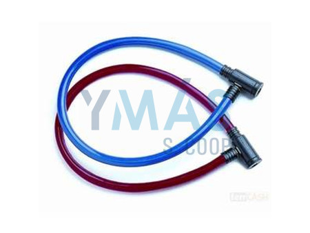 CABLE DE ACERO RECUBIERTO DE VINILO 60CM DIAMETRO 5MM CON 2 LLAVES