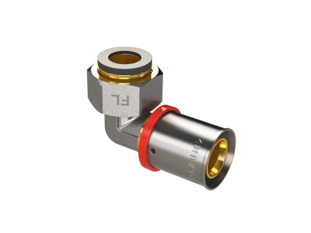 CODO TUERCA MOVIL HEMBRA MULTICAPA PRESS TIPO U-ROJO 20 X 1/2"