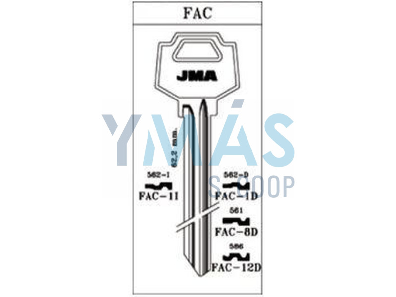 LLAVE FAC-8D                                      