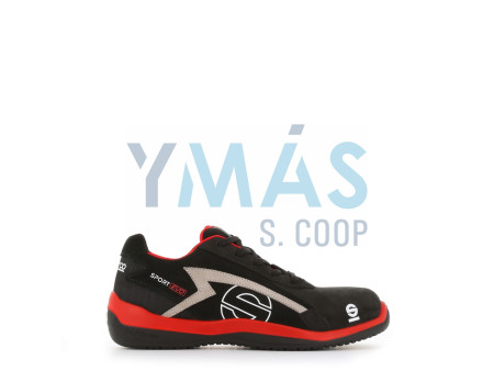ZAPATO DEPORTIVO SPORT EVO S3 RSNR NEGRO ROJO 45