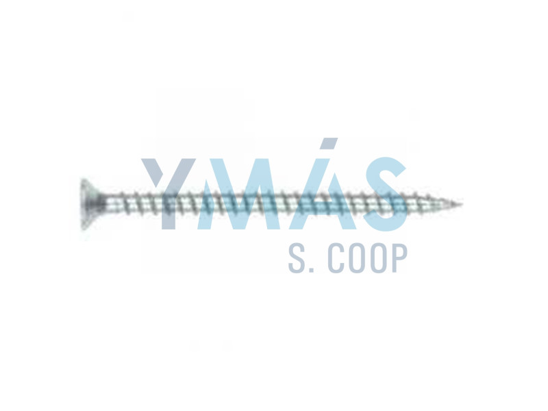 TORNILLO DIN-7982 POZIDRIV 6 X 60 MM BICROMATADO PZ3