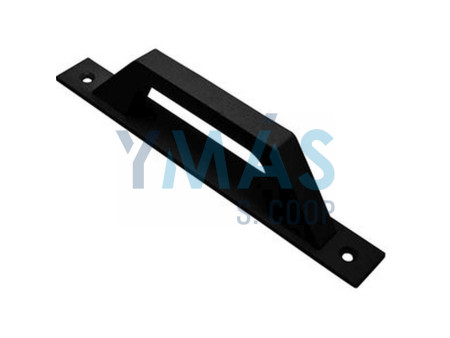 ASA PLACA RECTA 6804 ALUMINIO NEGRO