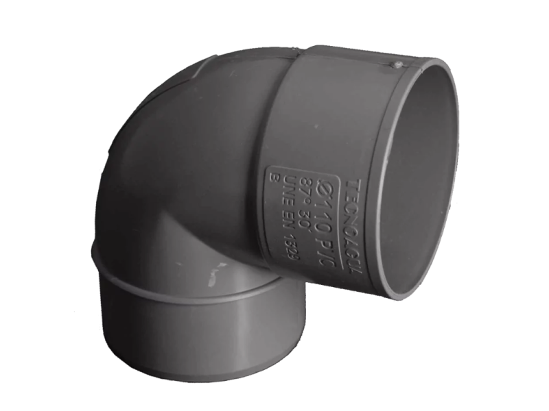 CODO 87º M-H 110MM PVC EVACUACION ENCOLAR