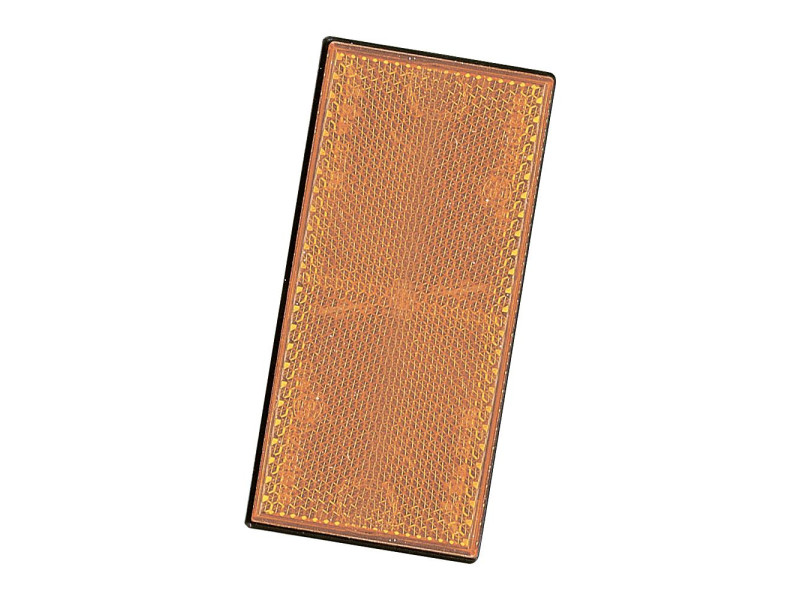 CATADIOPTRICO ADHESIVO 105 X 48 AMBAR