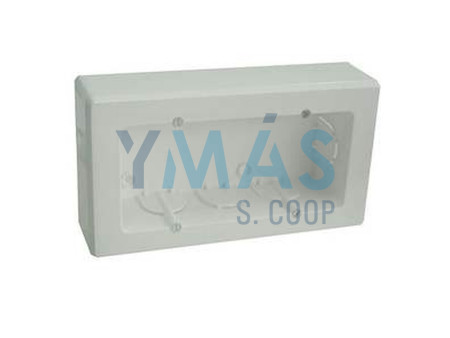 CAJA UNIVERSAL SUPERFICIE 2 ELEMENTOS BLANCA 161 X 92 X 42
