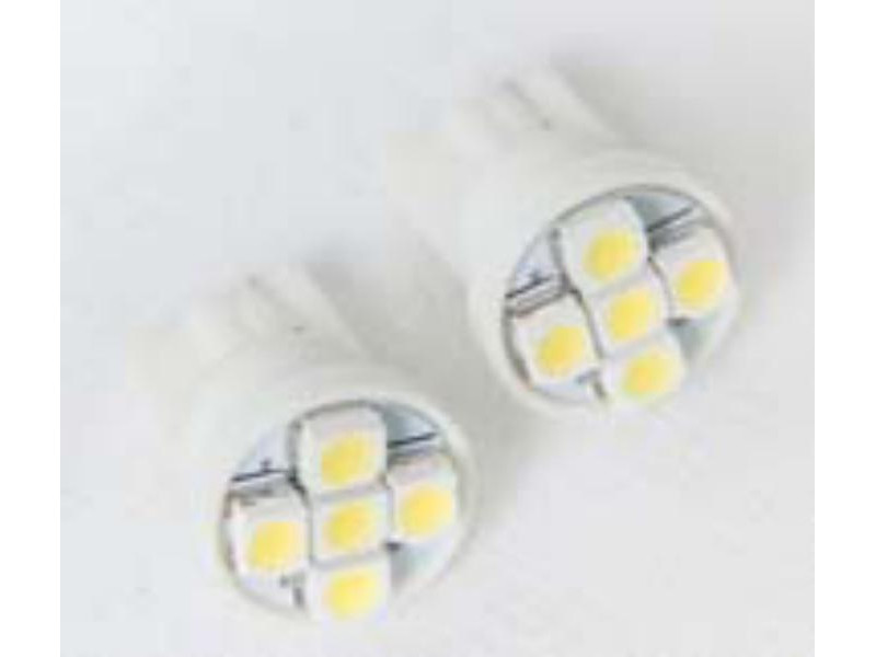 2 LAMPARAS T10 W5W LED BULB 5SMD 3528 WHITE