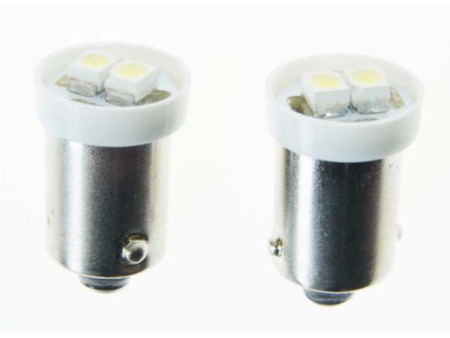 2 LAMPARAS BA9S 2SMD 3528 WHITE