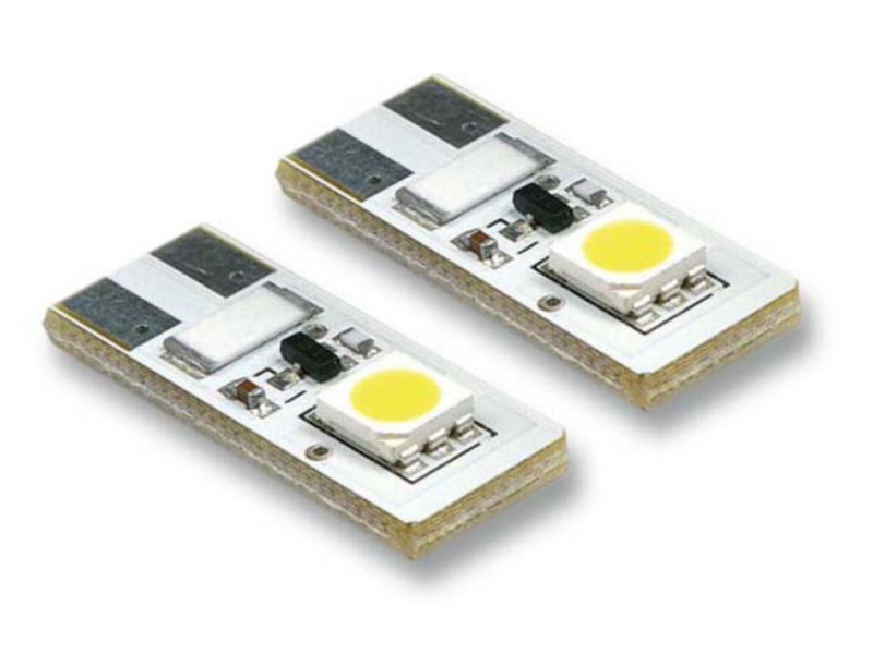 T10 CANBUS 2SMD 5050 12V WHITE 2 UNIDADES BLISTER