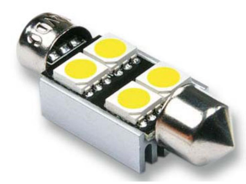 12V 4SMD 5050 36MM WHITE 1 UNIDAD BLISTER CANBUS