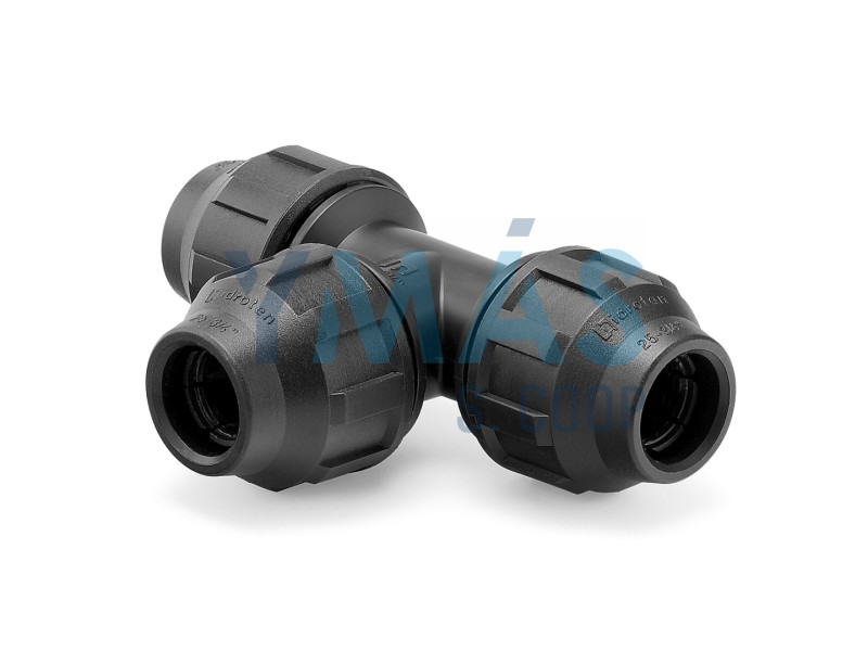 TE FITTING IGUAL 25MM POLIETILENO