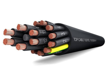 CABLE MANGUERA ELECTRICA 7 X 1 NEGRA