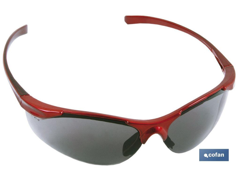 GAFA DE SEGURIDAD ANATOMICA LENTES DE PROTECCION FRENTE A RAYOS UV ULTRALIGERAS PARA USO INTENSIVO