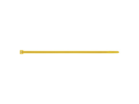 BRIDA DE NYLON AMARILLA 3.6 X 140 (100 UNIDADES)