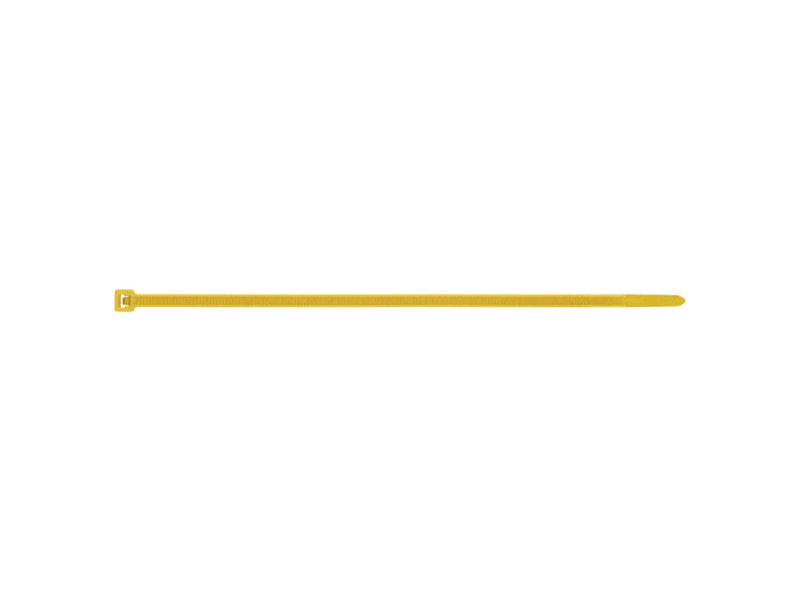 BRIDA DE NYLON AMARILLA 3.6 X 140 (100 UNIDADES)