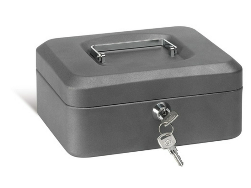 CAJA CAUDALES ELEGANT GRAFITO 125 X 95 X 60 CON RANURA