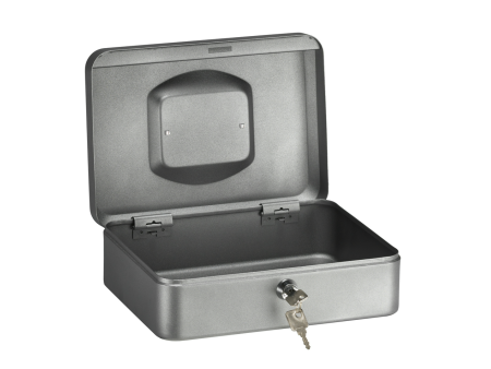 CAJA CAUDALES ELEGANT GRAFITO 250 X 180 X 90 CON BANDEJA