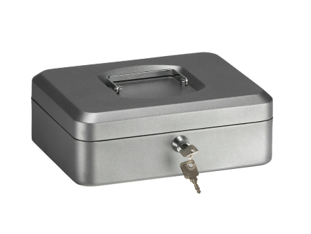 CAJA CAUDALES ELEGANT GRAFITO 300 X 240 X 90 CON BANDEJA