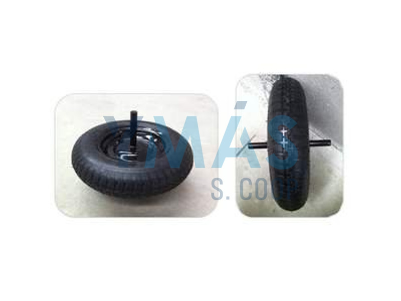 RUEDA NEUMATICO CON EJE LLANTA METALICA 3.50 - 8               