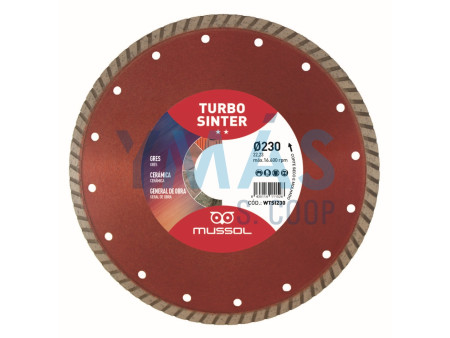DISCO TURBO SINTER GENERAL OBRA 230MM