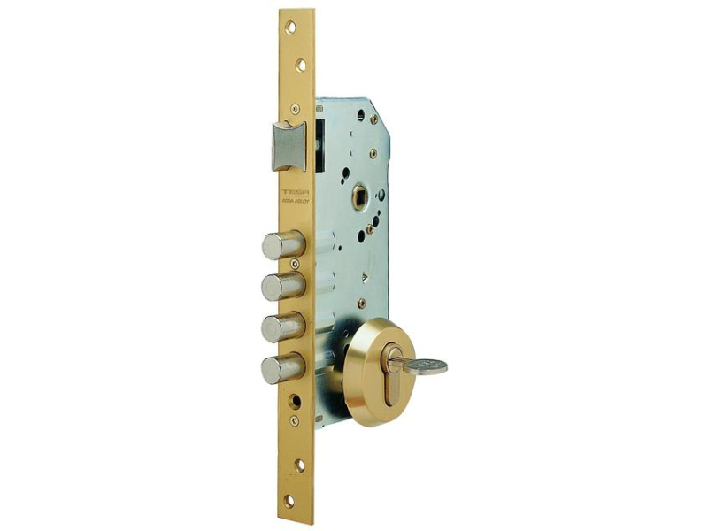 CERRADURA SEGURIDAD R-100 50MM ACABADO CUADRADO